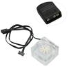 Water Cooling   Meter G1Celsius4 Thread 8 Impeller 3 Way   Acrylic Revolving Speed Meter for Computer