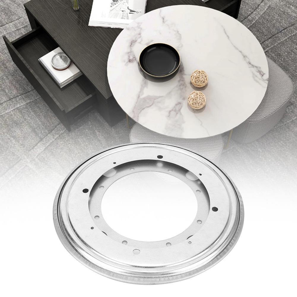 Rotating Turntable Bearing Round   Plate Hardware for Kitchen Dining Table(8in)