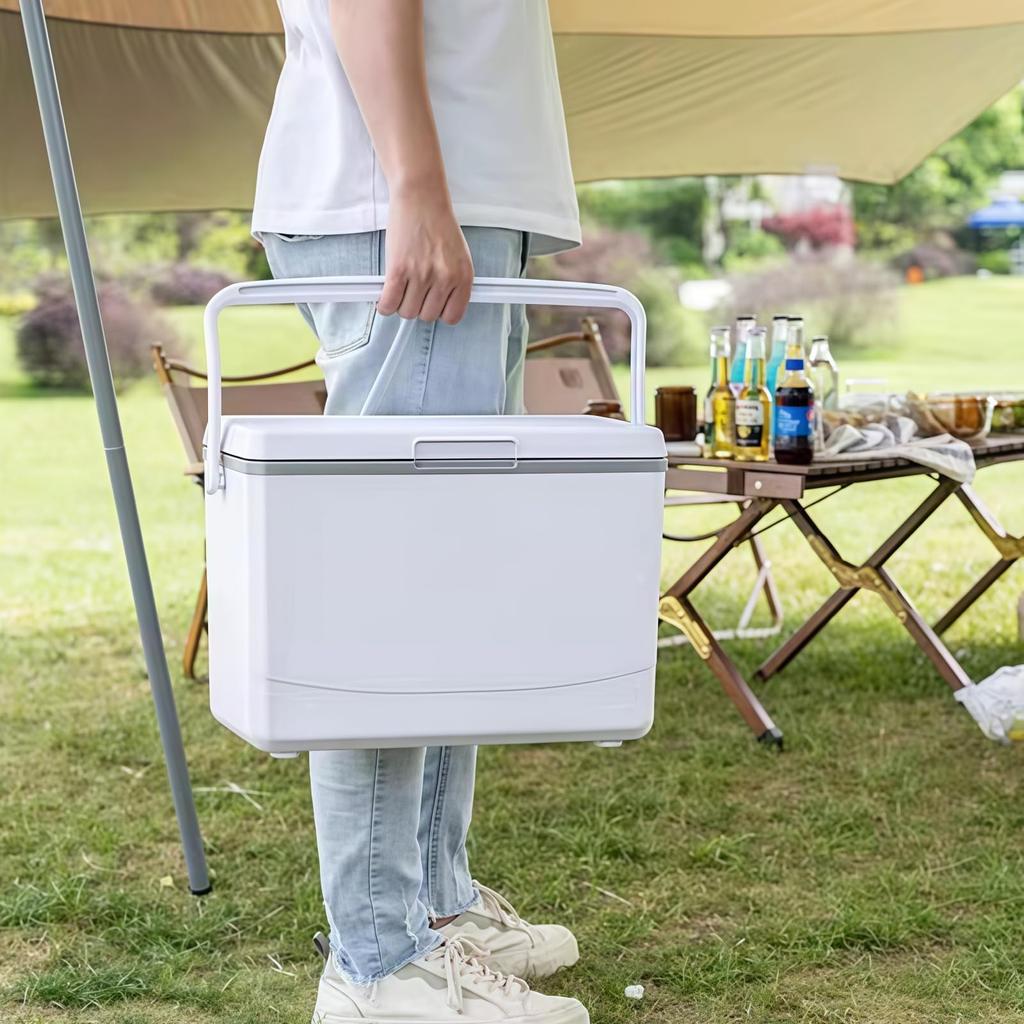 HZT Cooler Box, 5L, Compact, Insulated, Ultra-Lightweight, Hard Cooler, Fishing Cooler, Easy To Clean, Perfect for Camping, Fishing, Sports Days,