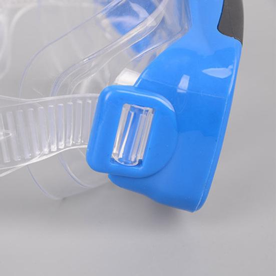 1 Set Snorkeling Goggles Good Toughness Safe Breathing Waterproof Kids Wide Vision Swimming