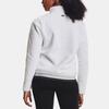 Under Armour Half-Zip Sports Stand Collar Sweatshirt Jacket Women Tops White 1366355-100