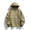 Suspense Jacket Spring and Autumn New Loose and Handsome Outdoor Windproof Semi-zipper Hooded Jacket