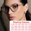 New Vintage Transparent Computer Reading Glasses Women's Eyeglass Frames TR90 Anti Blue Light Magnifying Glasses Presbyopia