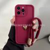 Gold love lanyard mobile phone case Apple 16promax new iPhone17Pro/15/14/13/12/11