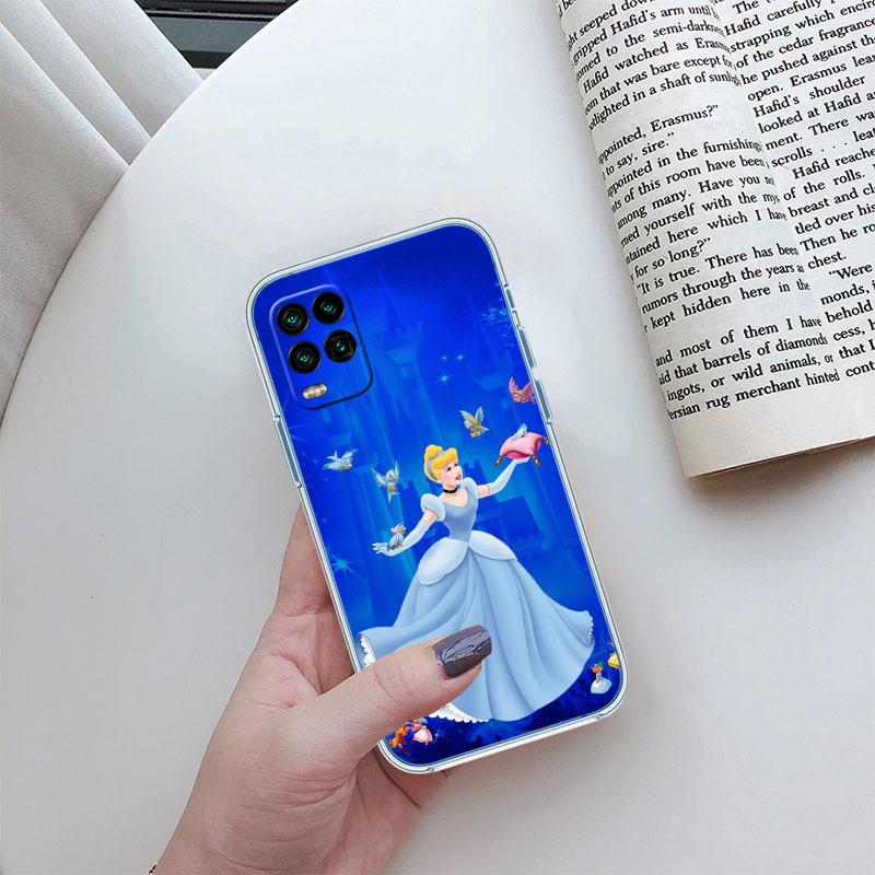 Cinderella Transparent Phone Case for Motorola Moto G7 G8 G9 G84 G85 G73 G24 G15 Z2 Play Power Plus