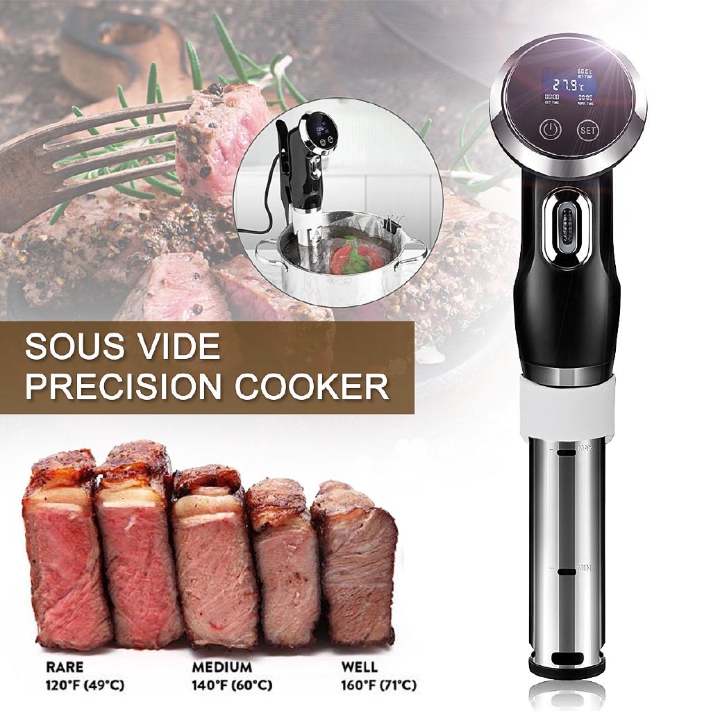 1500W 220V Sous Vide Precision Cooker Immersion Circulator Low Temperature Cooking Rod LED Display
