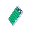 Scatola porta batterie 18650 Nera per Power Bank Fai-da-te Ricarica Wireless 15W/Ricarica Rapida 22.5W Batterie non Incluse