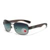 New polarized fashion anti-ultraviolet small frame sunglasses wind street shot metal sunglasses men's and women's full frame glasses