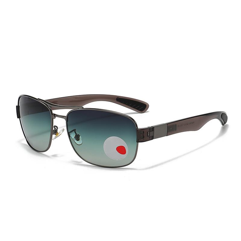 New polarized fashion anti-ultraviolet small frame sunglasses wind street shot metal sunglasses men's and women's full frame glasses