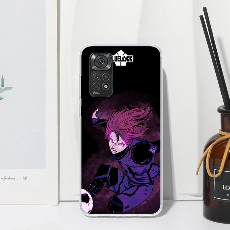 Blue Lock Chigiri Hyoma Phone Case For Xiaomi Redmi Note 15 13 14S 14 Pro Plus 12S 11S 10S 12 11E 10 11T Art Fundas Back Cover R