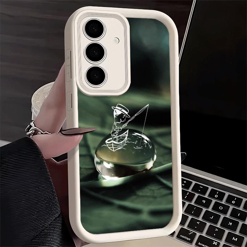 Чехол для телефона Samsung Galaxy S26 S25 Ultra S24 FE Природа Милый Стиль Детского Рисунка Оболочка S23 Plus S22 + S21 S20 5G Мягкий Силикон Samsung S24 Ultra