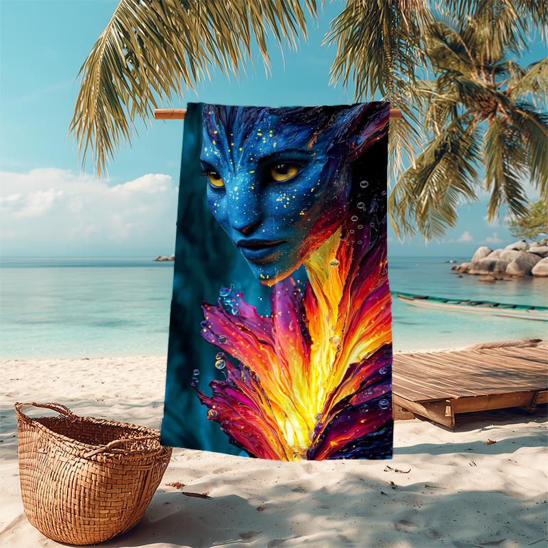 1 Stück Avatar's Ätherische Reise Strandtuch Mikrofaser Strandtuch Dünn Saugfähig Für Strand Schwimmen Yoga Bad Sport 0917278