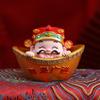 Chinesische Figur Gott des Reichtums Statue Sammlung Handwerk Feng Shui für Wohnzimmer Einweihungsgeschenk