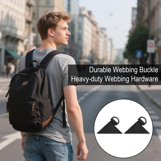 1 Pair Shoulder Strap Repair Webbing Buckle Heavy Duty Oxford Cloth Backpack Single Shoulder Bag Camera Bag Shoulder Strap Flexible Fixing Component