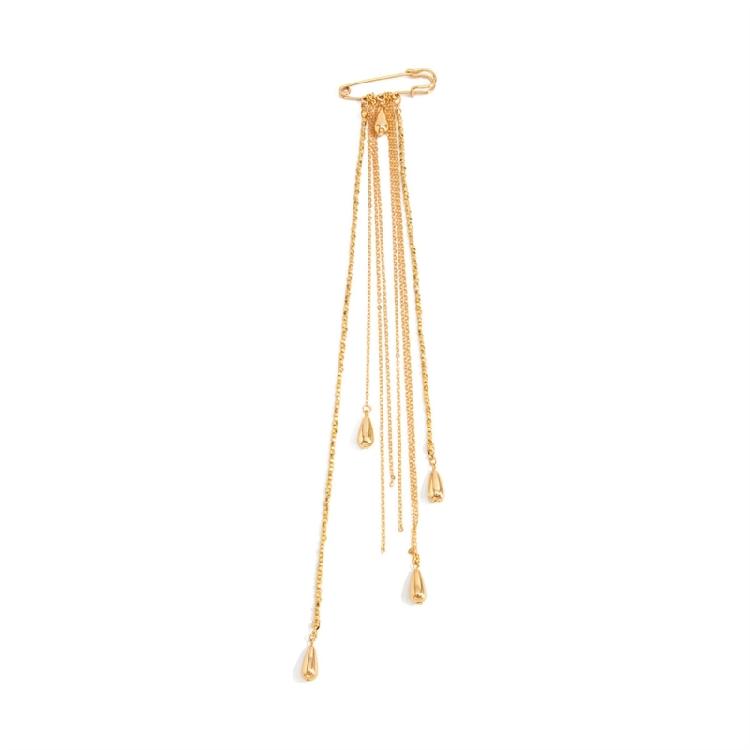 Classical Chain Fringe Brooch Dateless Lapel Pin Accessory Elegant Fringe Pin Enhances Dresses Coats And Handbags