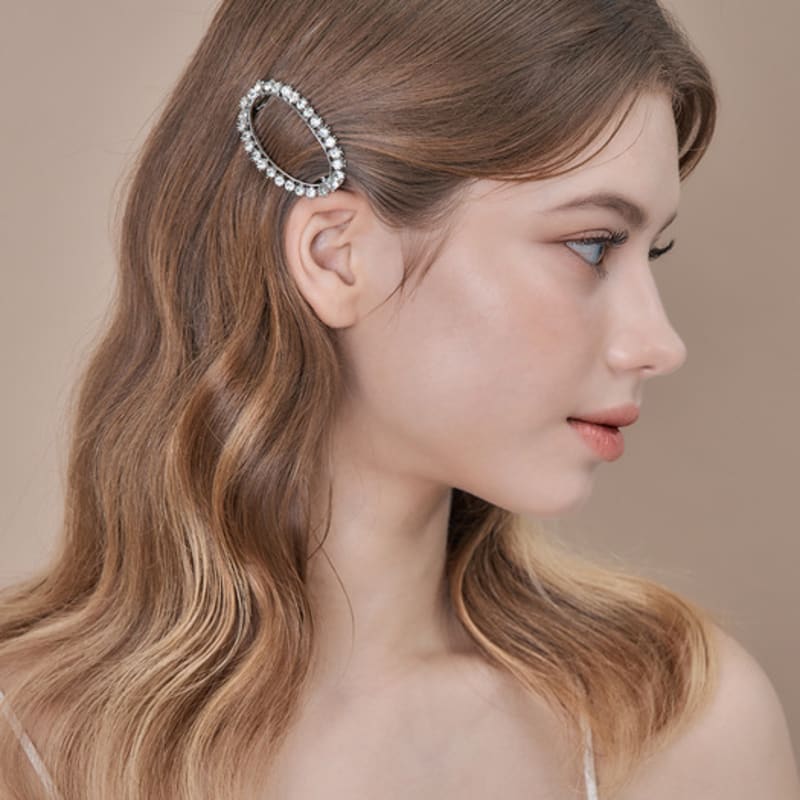 ELLEHAIR Oval Line Q Hairpin ELHP039
