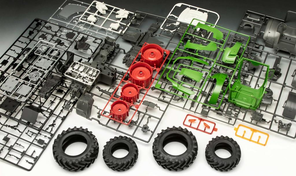 Deutsches Revell Fendt 728 Vario Traktor Plastikmodell 07827 1/20 (einfach-klick) (Auto)