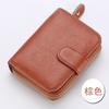 Genuine Leather RFID Blocking Wallet Men Women Short Slim Card Holder ID Case With Zipper