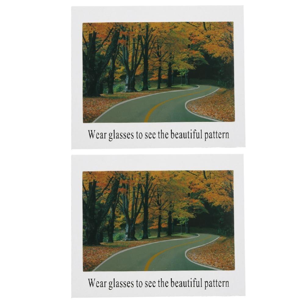 

2Pcs Polarized Pattern Polarized Test Card Polarization Test Board Retail Verification 2Pcs
