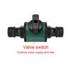 Garden Hose Quick Connector With Shut Off Valve Water Pipe Tap Adapter Fitting For Irrigation System Irrigation Hose Repair