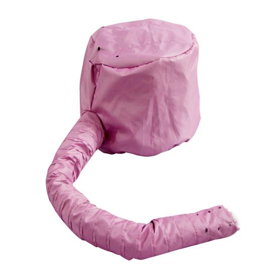 

Hooded Hair Dryer Bonnet Soft Drying Styling Curling Deep Conditioning Oil Hair Treatment Cap Blow Dryer Attachment Women Hair Care Diffuser Hat 1pc рожевий