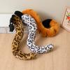 Lustige tragbare Tier-Schwanz-Plüschtiere Gemütlicher lebensechter Tiger Löwe Leopard Waschbär Schwanz Spielzeug Cosplay Requisiten Niedliche Kostüm Party Dekoration