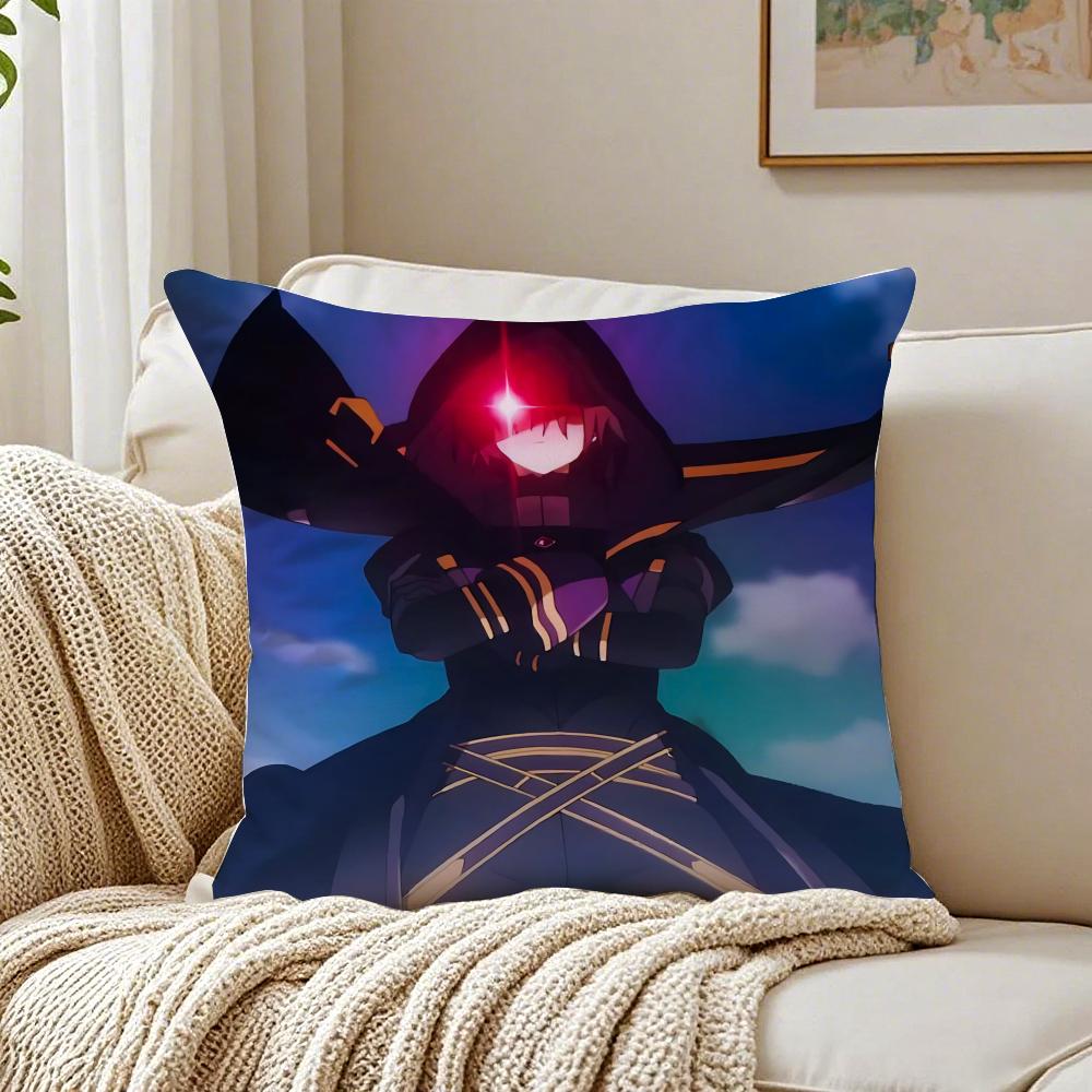 The Eminence In Shadow Anime Cushion Cover Linen Minimalist Soft for Sofa Bed Home Room Decor