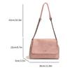 Fashion Leather Women's Crossbody Bag  Designer Women's Handbag Shoulder and Underarm Bag Armrest Handbag and Wallet Envelop