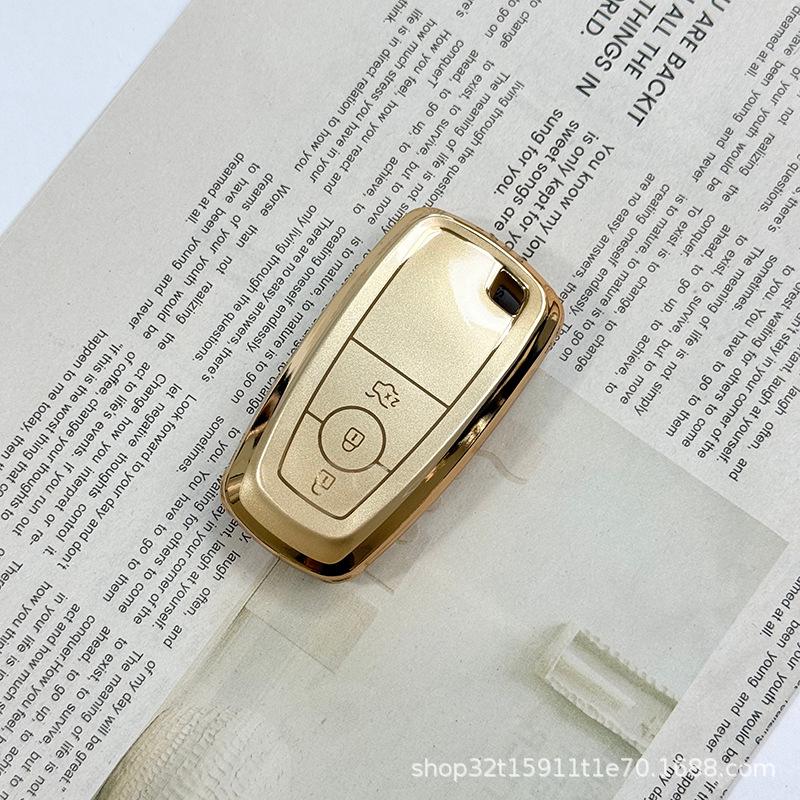 High-End Protective Key Cover for Ford Mondeo, Edge, Explorer, and Focus