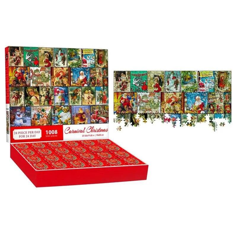 Christmas Advent Calendar Jigsaw Puzzle 1000pcs