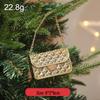 Pink Cartoon Christmas Tree Ornament with Glitter Sequins - Ins Style