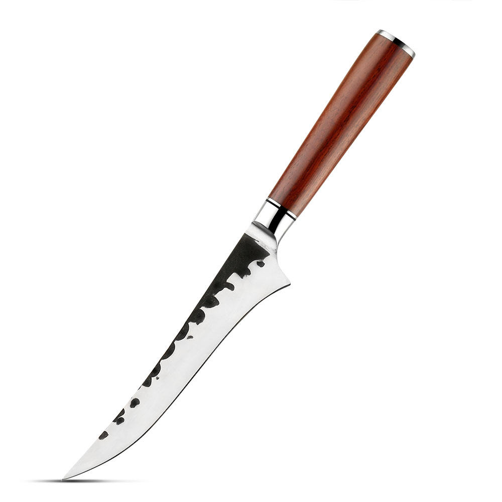 

Hand Forging Boning Knife Stainless Steel Kitchen Chef Fishing Knife Sharp Meat Cleaver Hammer Pattern Of Ancient Chef Knife