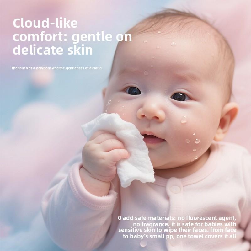 One-time Use Facial Towel, Wall-mounted Thick Facial Cleansing Towel, Hanging Type Face Towel, Hanging Type Soft Cotton Towel