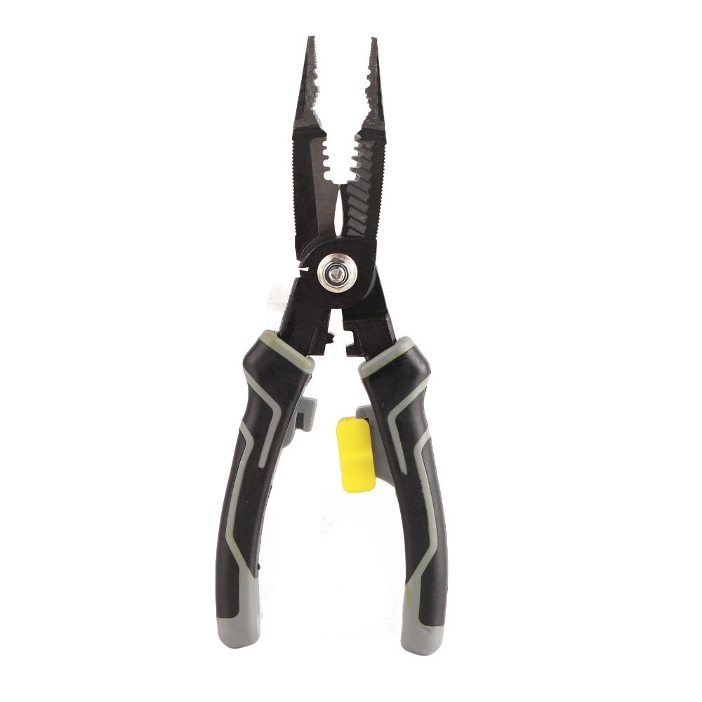 Wire Cutter Electrician Pliers Gray Cable Cutter Multifunctional Wire Crimper  Electrical Work