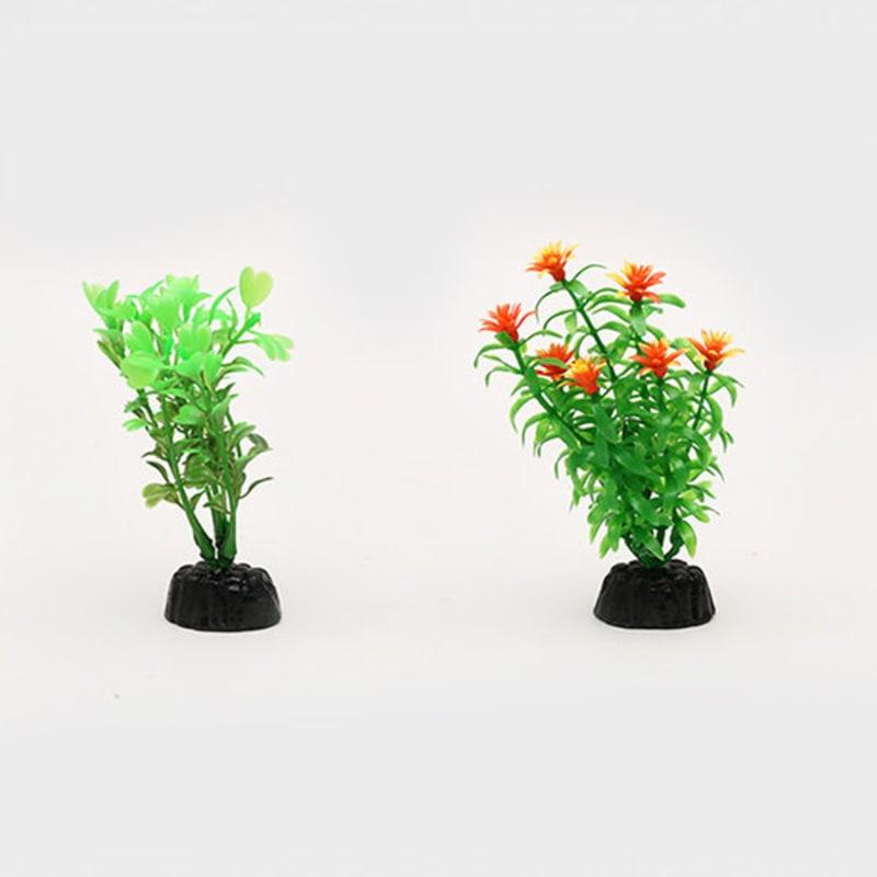 [Pet] 4-Inch Artificial Water Plants (A) 2 Pieces