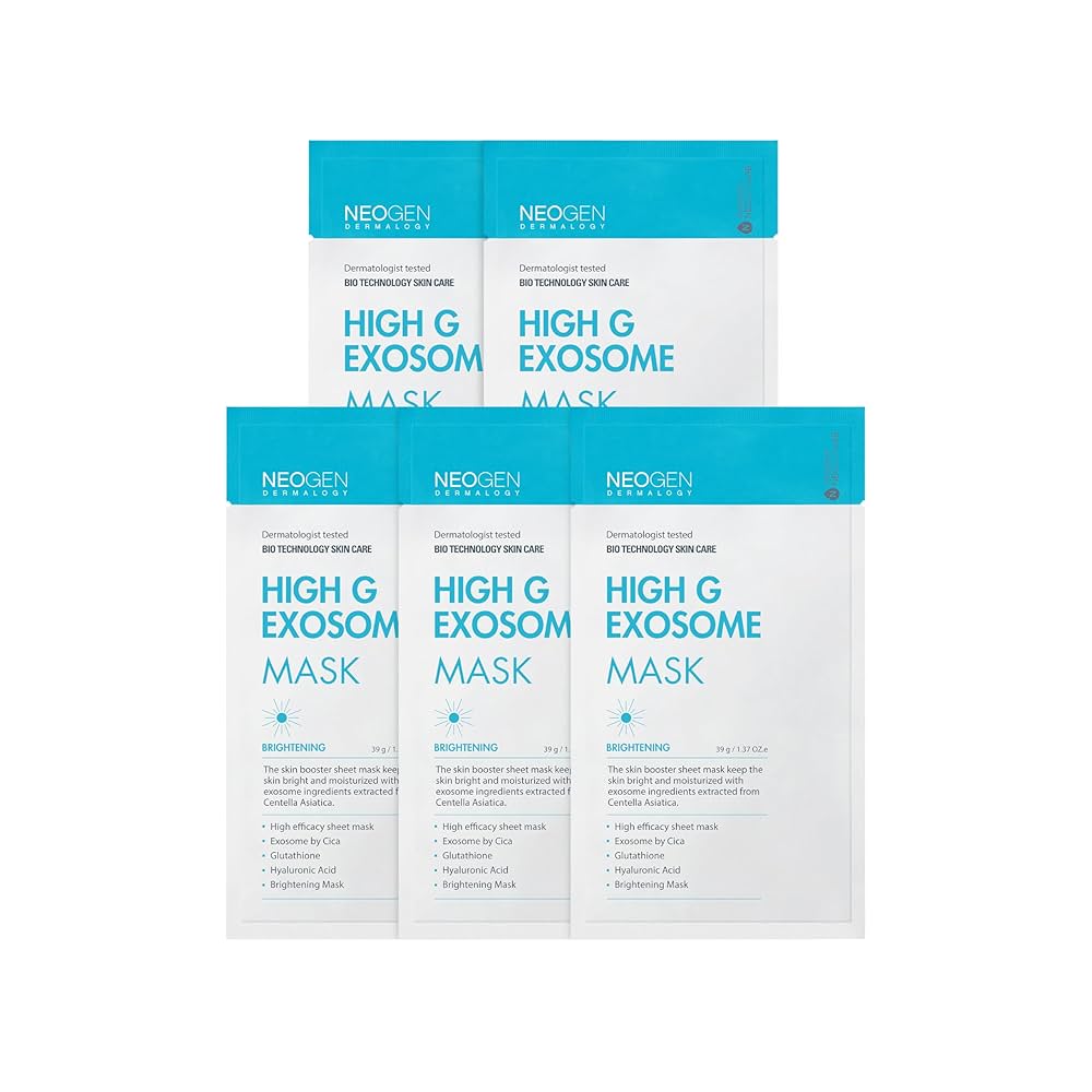 NEOGEN Dermalogy High G Exosome Masque Set 39g x 5 pièces