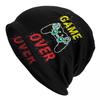 Custom Gaming Gamer Skullies Beanies Caps Streetwear Winter Warm Knitted Hats Unisex Adult Video Game Controller Gift Bonnet Hat
