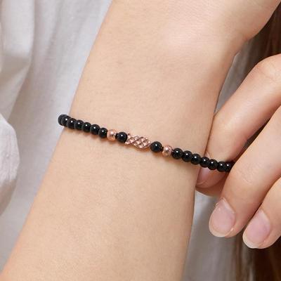 [leshop] 14K Cut Fish Gemstone Bracelet (Gold Plated)_LJ5060BRB