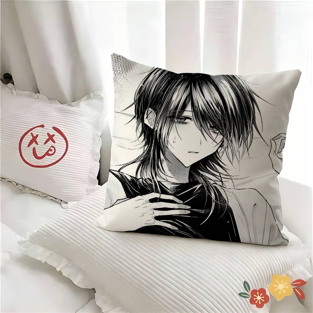 pc Anime Kasurich Pillow Case Fashion Square Pillowcase Bedroom Sofa Room Ins Decoration Leisure