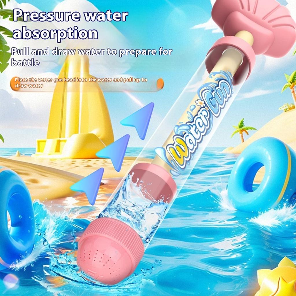 Durability Pull Pump Waters Blasters Refillable Shell Waters Blasters Toy for Children Sparkling Sprays