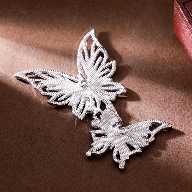 Double Butterfly Brooch Pin: Elegant Women's Anti-exposure Corsage Accessory