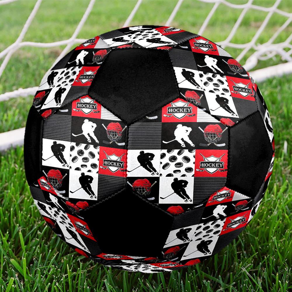 ice hockey Theme Size 5 Soccer Ball, Suitable for Both Indoor and Outdoor Matches, a Gift Suitable for Everyone.