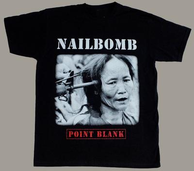 NAILBOMB - Point Blank Cadou Pentru Fan Tricou Negru Toate Mărimile Tricou Unisex