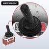 Waterproof Toggle Switch 12V Marine Boat Automotive Car SPST 2 Pin ON Off Toggle Switch with Boot Cover 30A 12 Volt 120V Heavy Duty -4pcs
