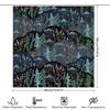 Botanical Shower Curtain Nature Floral Forest Green Plants Bathroom Decor Vintage Rustic Farmhouse Home Decor Wall Art