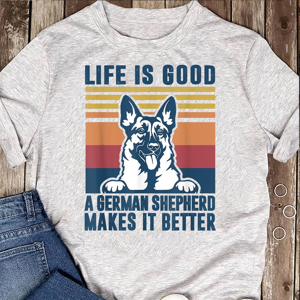 German Shepherd T-Shirt: Dog Lover Gift