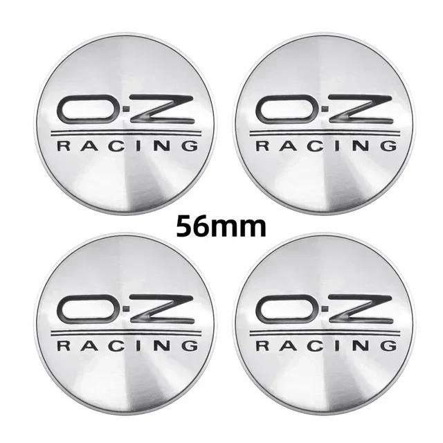 4pcs Car Wheel Hub Center Caps 56mm 60mm 68mm 65mm  For Rim Cover Auto OZ Logo Badge Emblem Exterior Styling Accessories