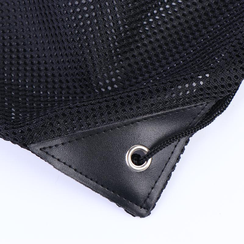 Mesh Drawstring Backpack Bag Breathable Grocery Fruit Storage Sack Multifunction Foldable Ventilated Net Pouch For Sports Gym
