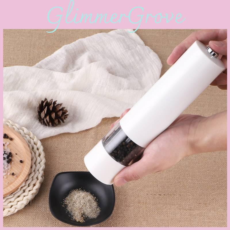 Pepper Electric And Sea Salt Grinder  For Daily Kitchen Use Condiment Bottle