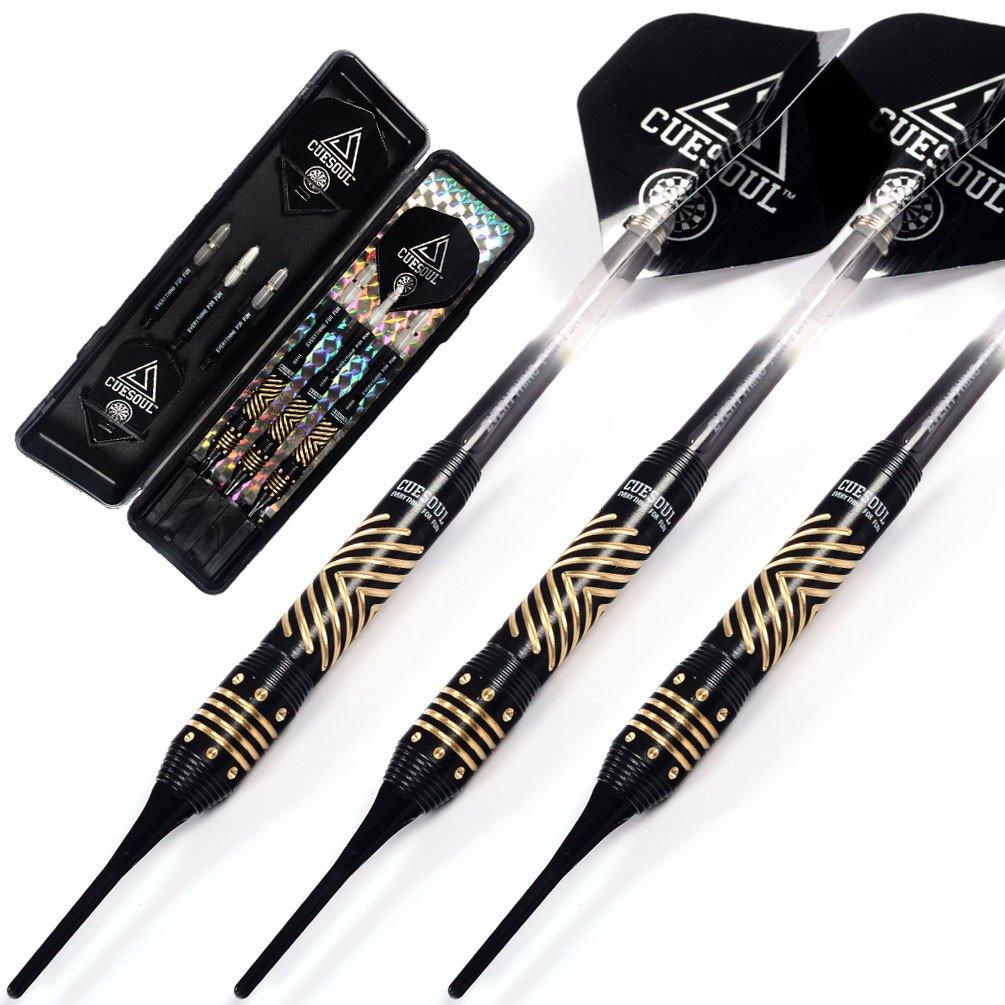 

CUESOUL 16 Gram Black Scorpion Soft Tip Darts (CSBCD001)